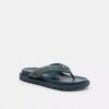 Brynn Thong Sandal in Loved Denim