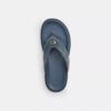 Brynn Thong Sandal in Loved Denim