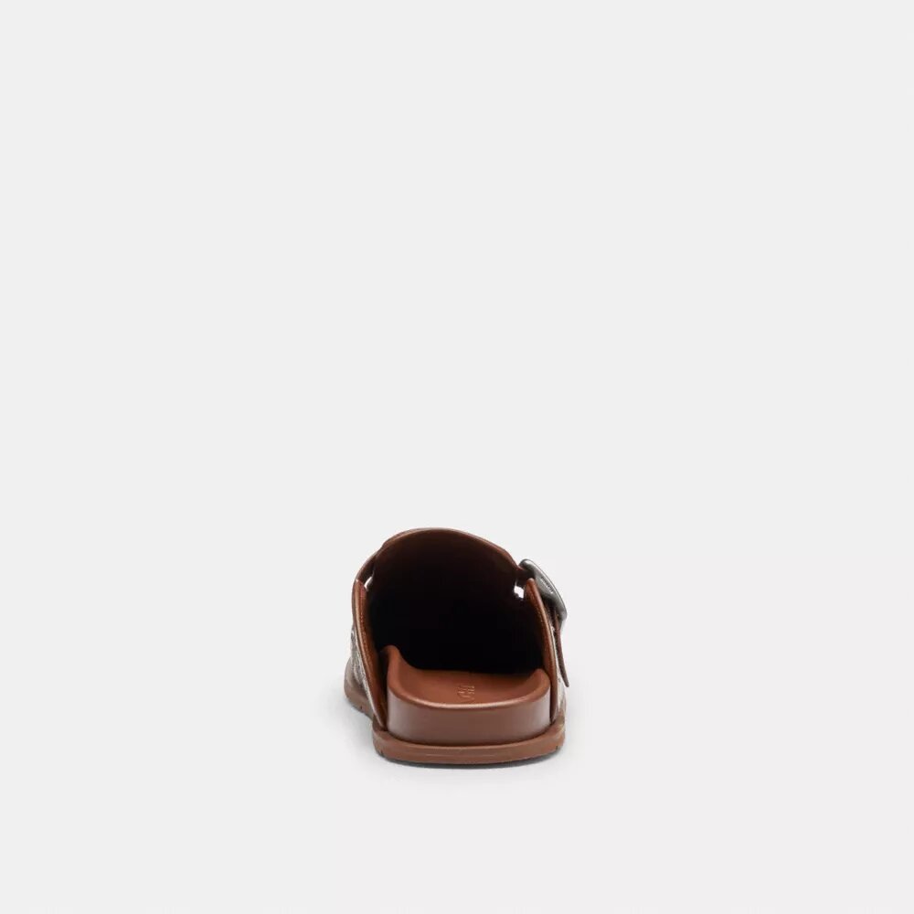 Buckle Clog in Signature Jacquard