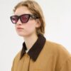 C Hardware Cat Eye Sunglasses