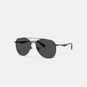 C Hardware Metal Pilot Sunglasses
