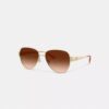 C Hardware Metal Pilot Sunglasses