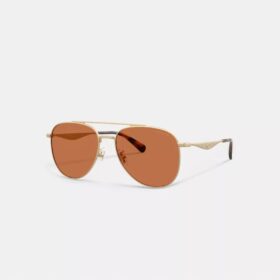 C Hardware Metal Pilot Sunglasses