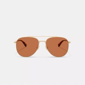 C Hardware Metal Pilot Sunglasses