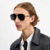 C Hardware Metal Pilot Sunglasses