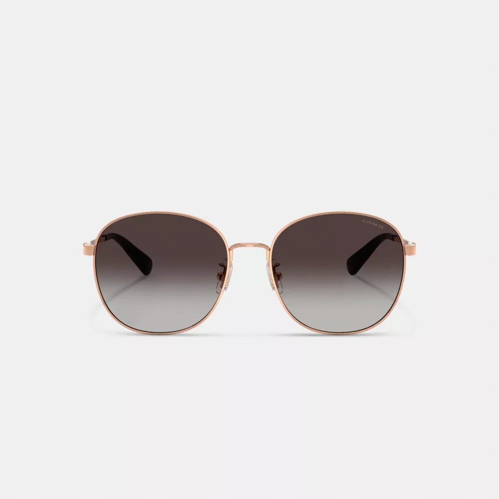 C Hardware Metal Round Sunglasses