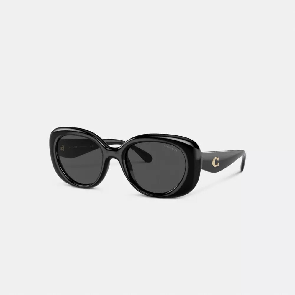 C Hardware Round Sunglasses