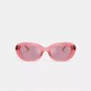 C Hardware Round Sunglasses
