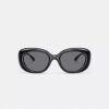 C Hardware Round Sunglasses