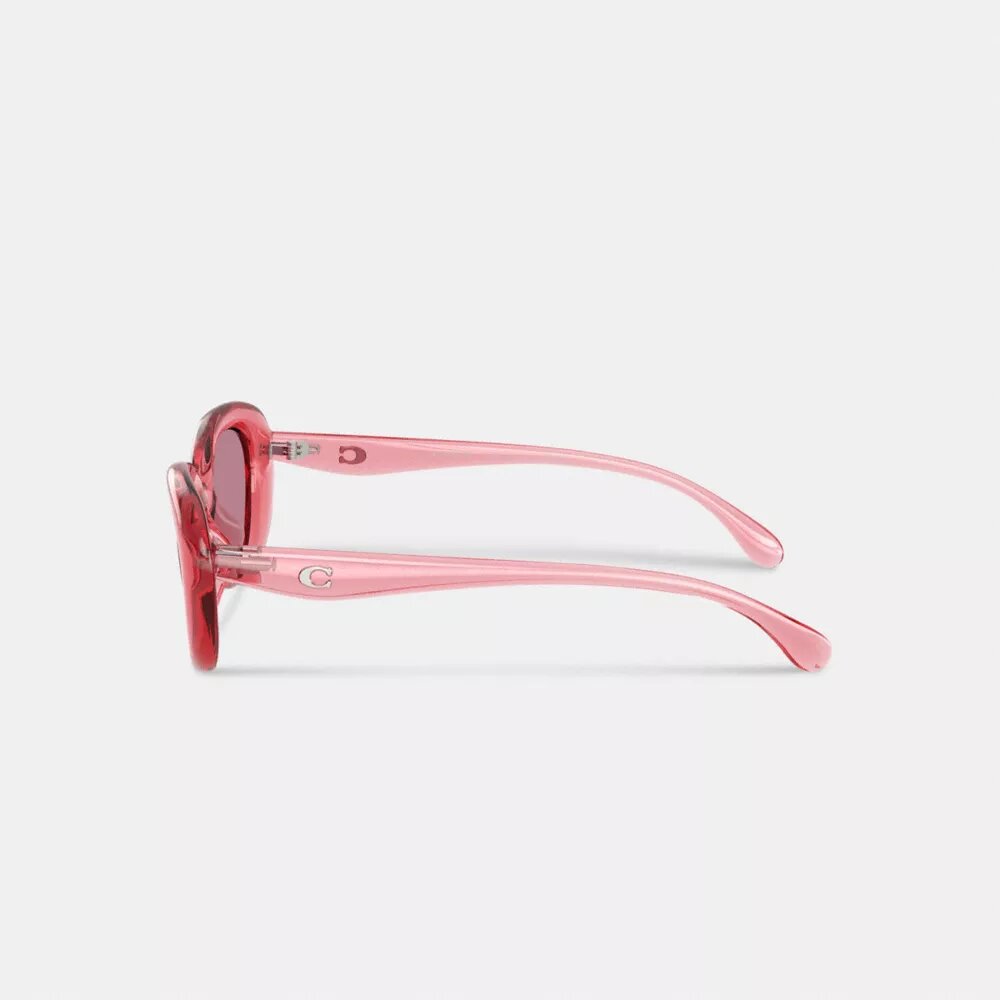 C Hardware Round Sunglasses