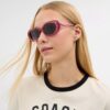 C Hardware Round Sunglasses