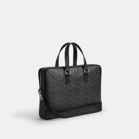 Caden Brief Bag in Signature Canvas