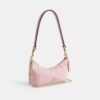 Caitlin Shoulder Bag in Regenerative Cotton with Quilting and Charm