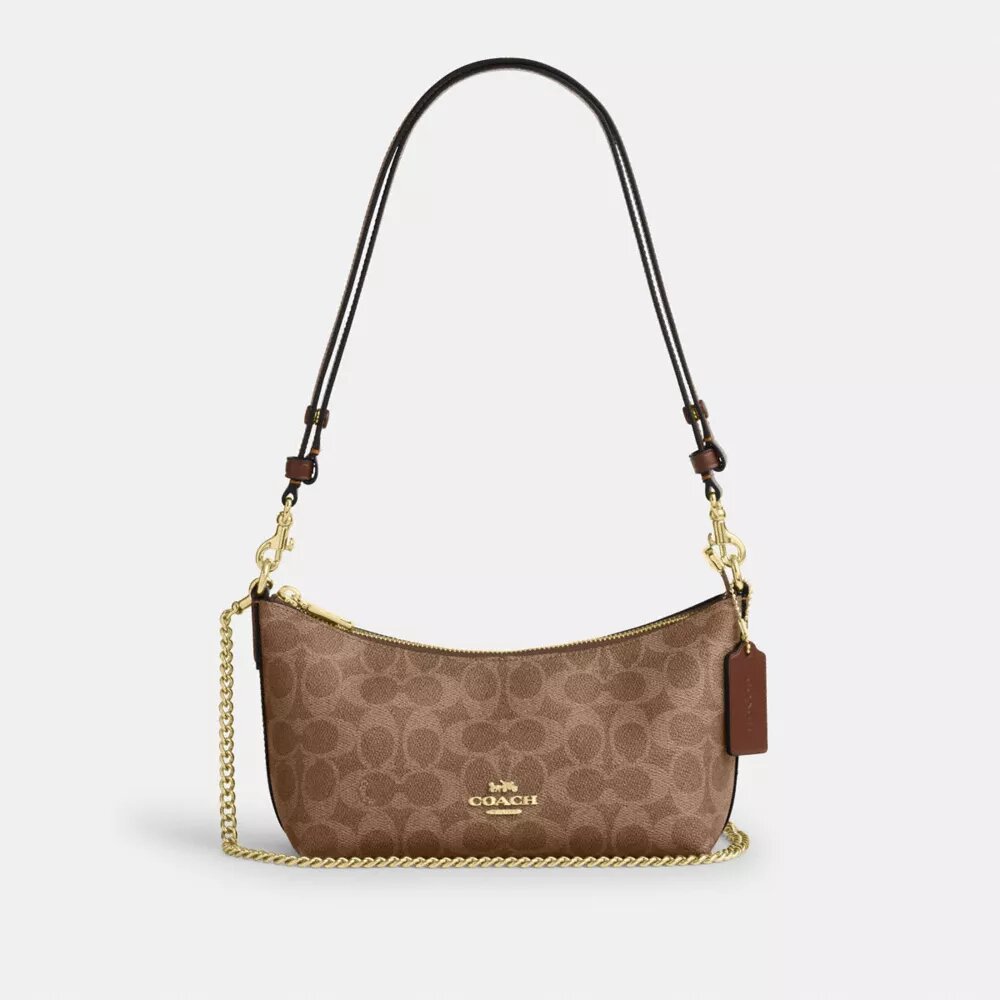 Caitlin Shoulder Bag in Signature Canvas