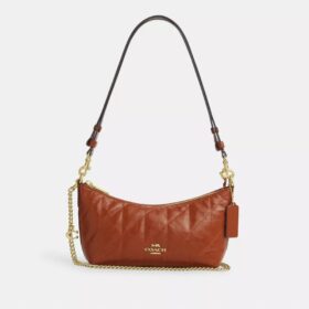 Caitlin Shoulder Bag with Quilting and Charm