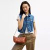 Caitlin Shoulder Bag with Quilting and Charm