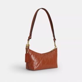 Caitlin Shoulder Bag with Quilting and Charm