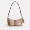 Caitlin Shoulder Bag with Striped Patchwork