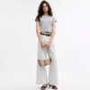 Caitlin Shoulder Bag with Striped Patchwork