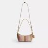 Caitlin Shoulder Bag with Striped Patchwork