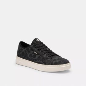 Canvas Sneaker in Signature Denim