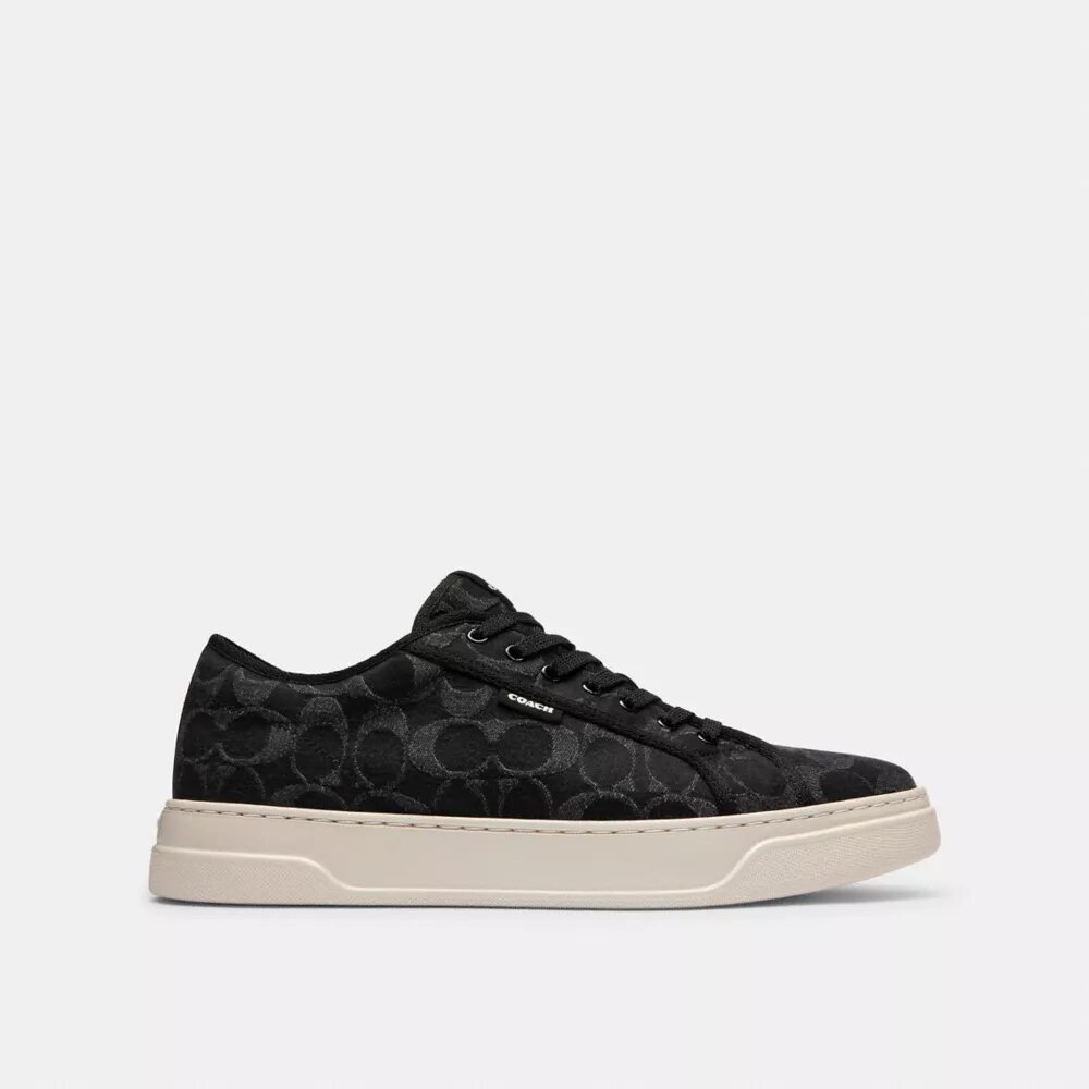 Canvas Sneaker in Signature Denim
