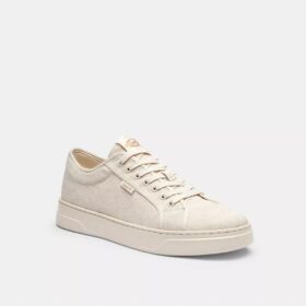 Canvas Sneaker in Signature Jacquard
