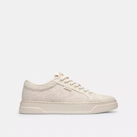 Canvas Sneaker in Signature Jacquard