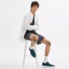 Canvas Sneaker in Signature Jacquard