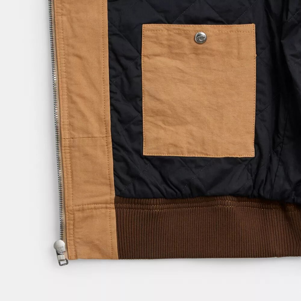 Canvas Zip Hoodie