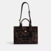 Cargo Tote Bag with Leopard Print