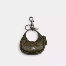 Carmen Bag Charm with Snake Print