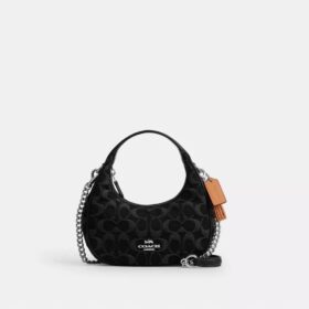 Carmen Mini Crossbody Bag in Signature Denim