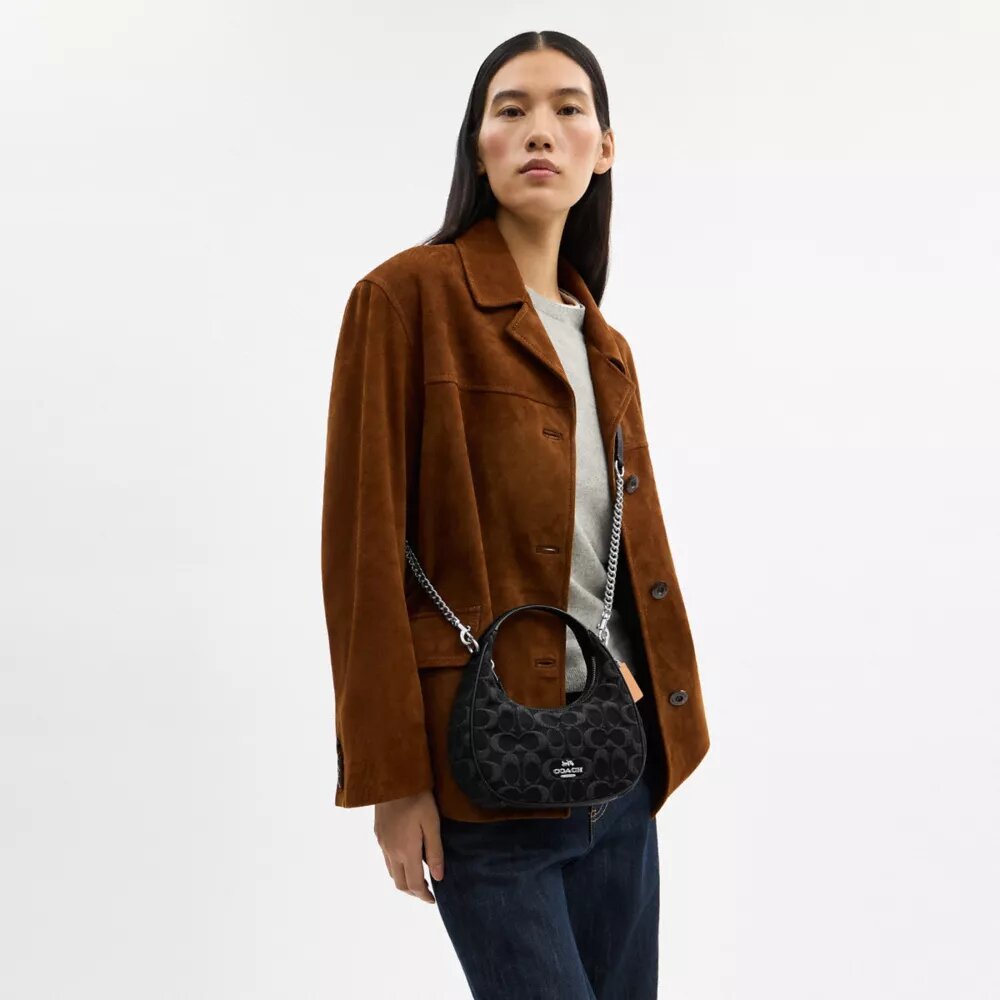 Carmen Mini Crossbody Bag in Signature Denim