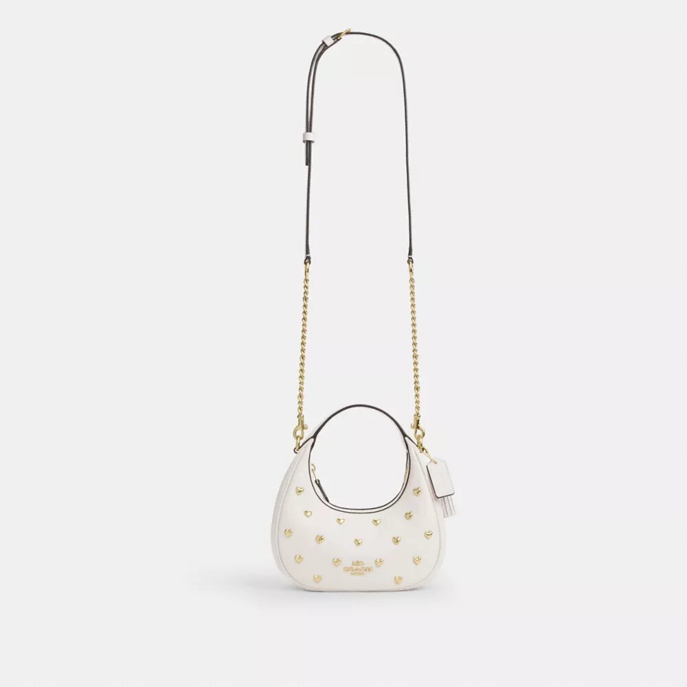 Carmen Mini Crossbody Bag with Heart Rivets