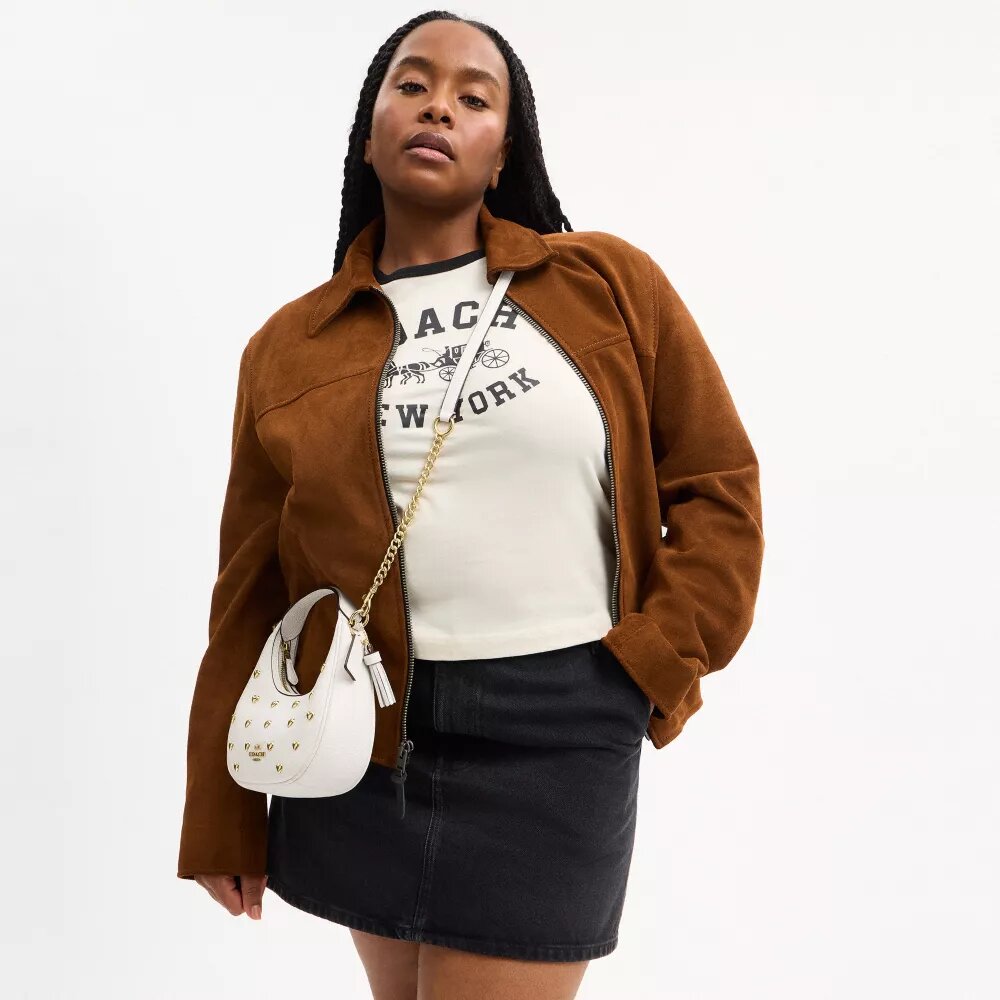 Carmen Mini Crossbody Bag with Heart Rivets