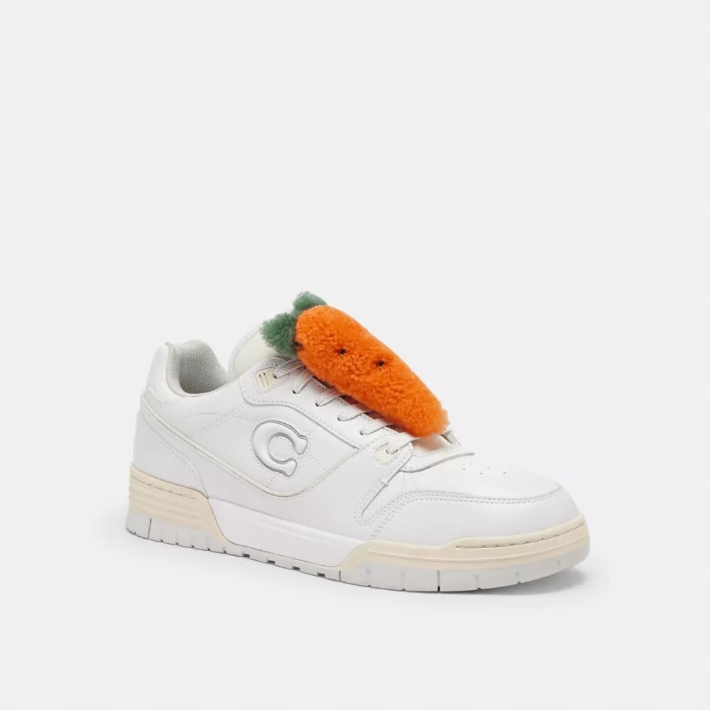 Carroty Shoe Charm in Shearling