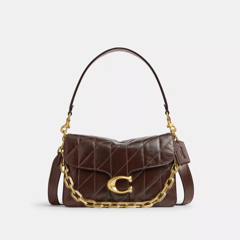 Chain Tabby Shoulder Bag with Quilting