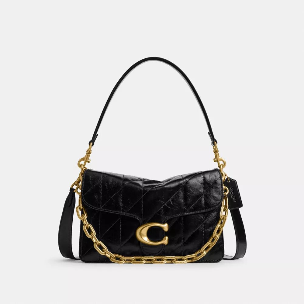Chain Tabby Shoulder Bag with Quilting