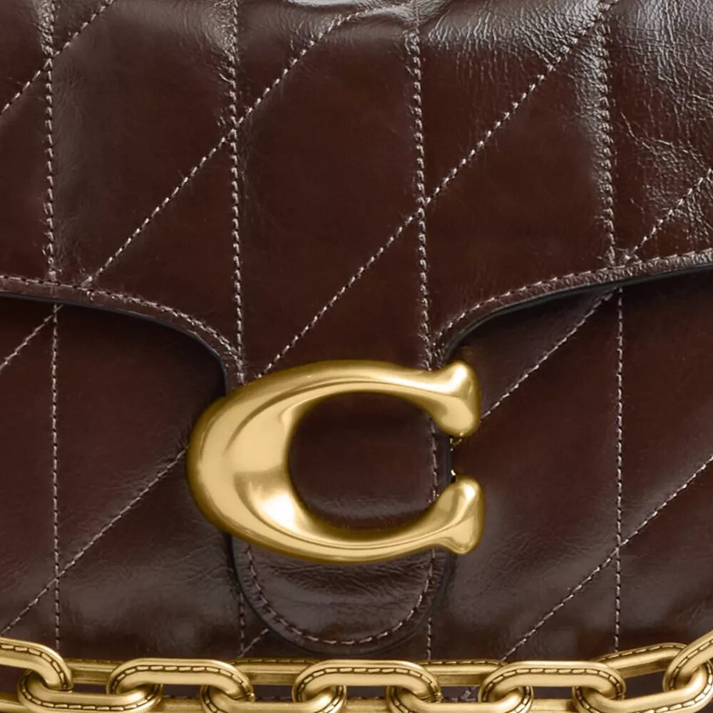 Chain Tabby Shoulder Bag with Quilting