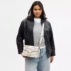 Chain Tabby Shoulder Bag with Sketch Print