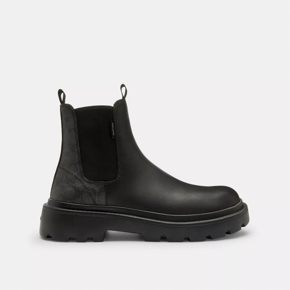 Chelsea Boot with Signature Canvas