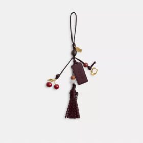Cherry Heritage Leather Bag Charm
