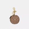 Circular Coin Pouch in Signature Canvas
