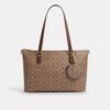 Circular Coin Pouch in Signature Canvas