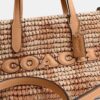 City Mini Tote Bag with Gingham Print