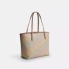 City Tote Bag in Rainbow Signature Canvas