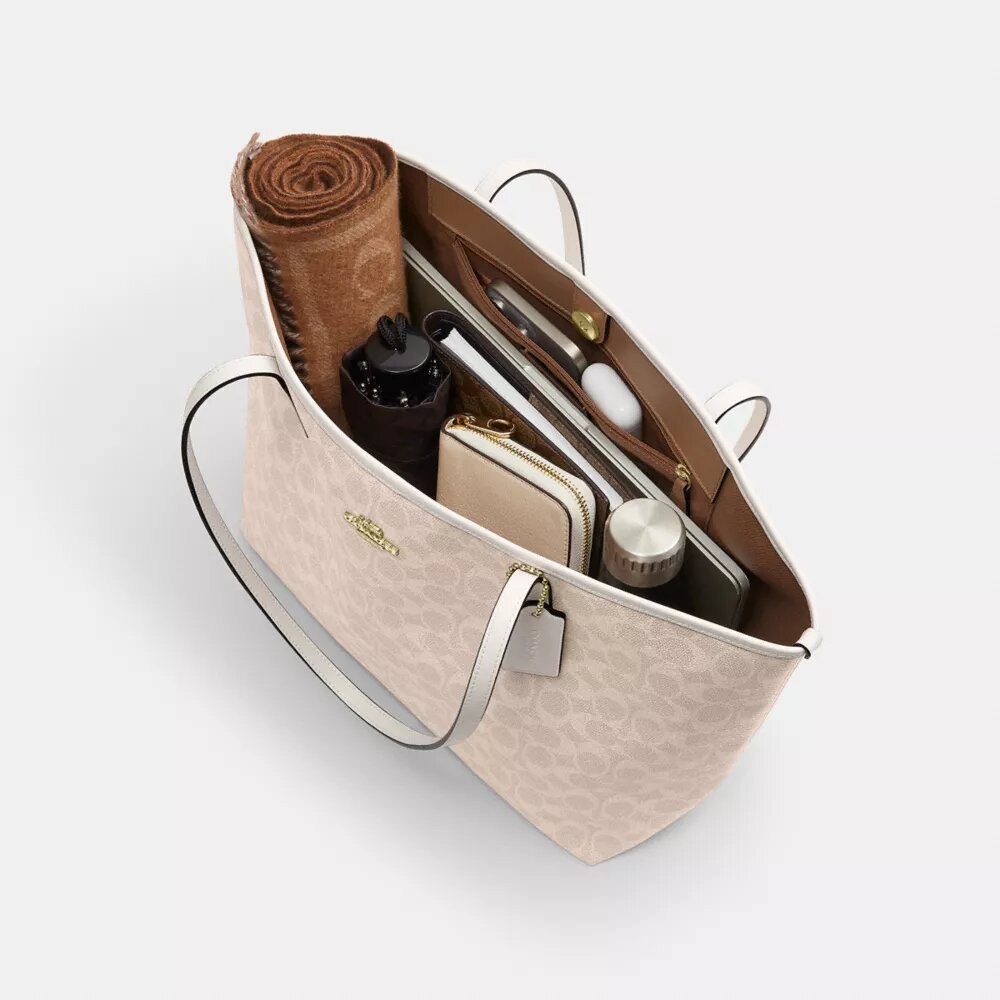 City Tote Bag in Signature Canvas