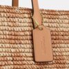 City Tote Bag with Gingham Print