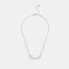 Coach Script Nameplate Necklace